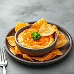 Buffalo Chicken Dip with Tortilla Chips
